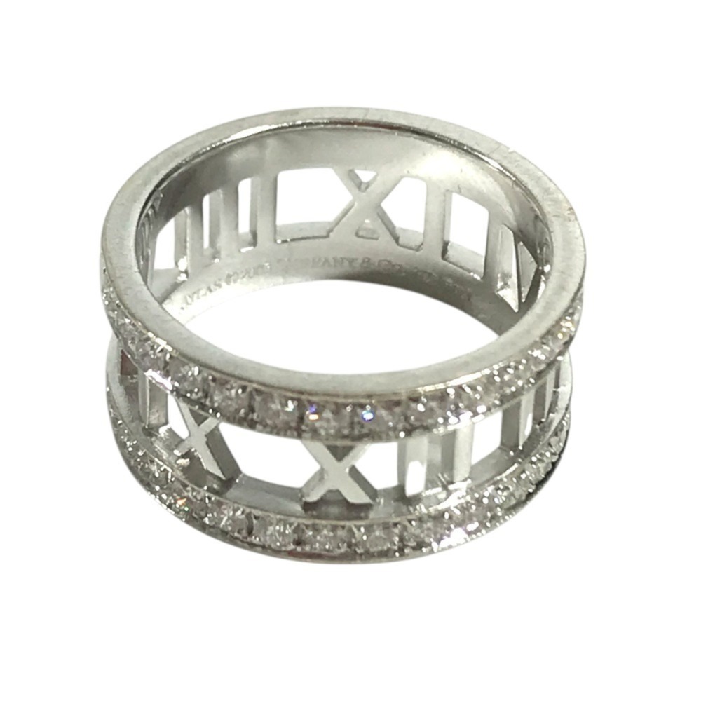 TIFFANY&Co. Tiffany & Co. Diamond 18K Gold Open Atlas Accessory Jewelry Ring ...